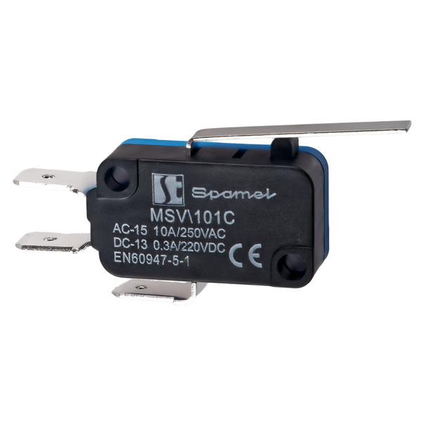 MSV\101C Miniature switch long flat lever